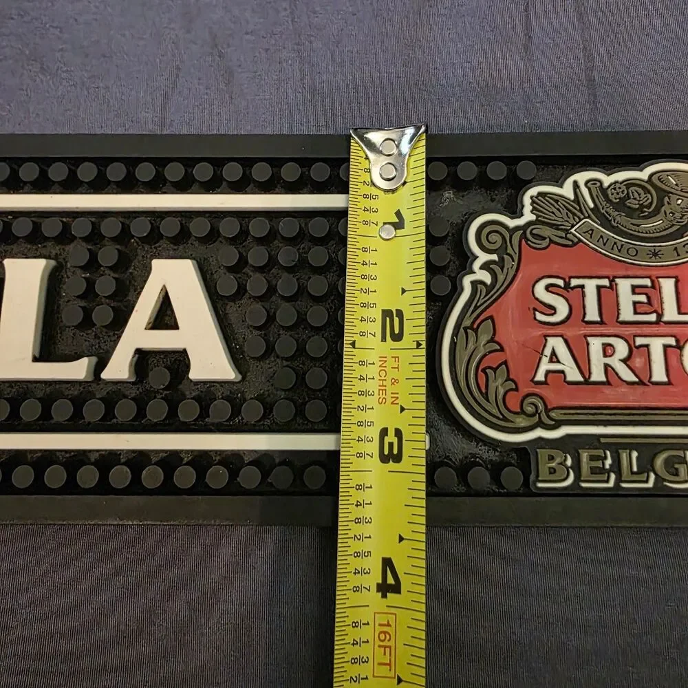 Stella Artois Belgium Bar Spill Rail Mat 24